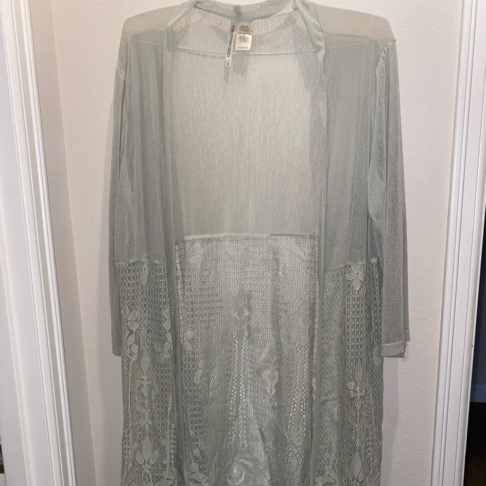 Forgotten Grace Light Green Cardigan